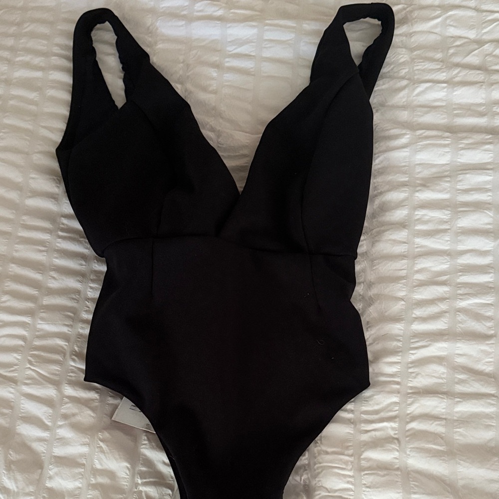 NWT Haight Elegant Black One Piece Swimsuit